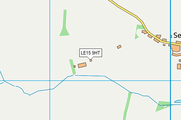 LE15 9HT map - OS VectorMap District (Ordnance Survey)