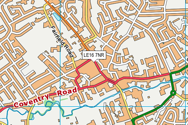 LE16 7NR map - OS VectorMap District (Ordnance Survey)