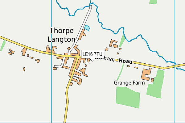 Map of LANGTON BREWERY LTD at district scale