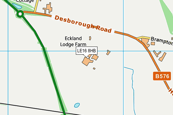 Map of ECKLAND LODGE BUSINESS PARK LIMITED at district scale