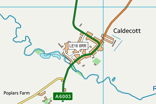 LE16 8RR map - OS VectorMap District (Ordnance Survey)