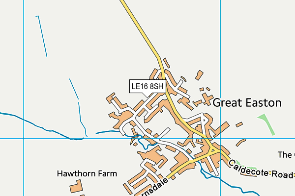 LE16 8SH map - OS VectorMap District (Ordnance Survey)