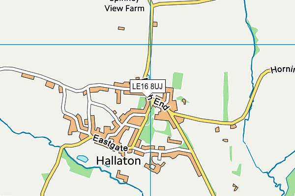 Map of THE STABLEYARD (HALLATON) MANAGEMENT CO. LIMITED at district scale