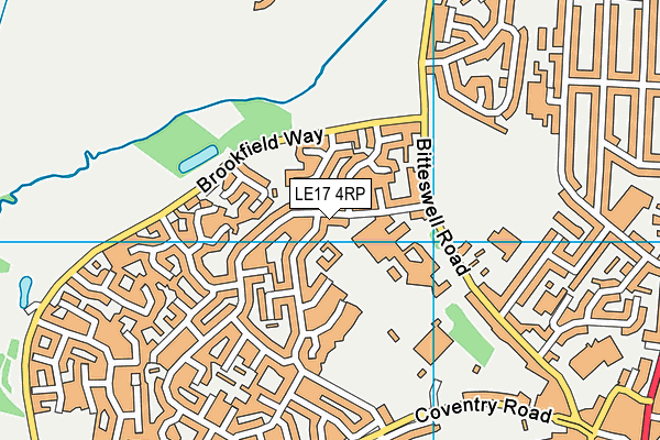 LE17 4RP map - OS VectorMap District (Ordnance Survey)