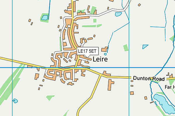 LE17 5ET map - OS VectorMap District (Ordnance Survey)