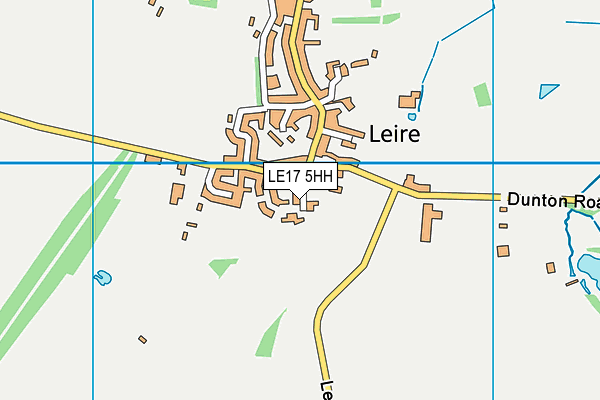 LE17 5HH map - OS VectorMap District (Ordnance Survey)