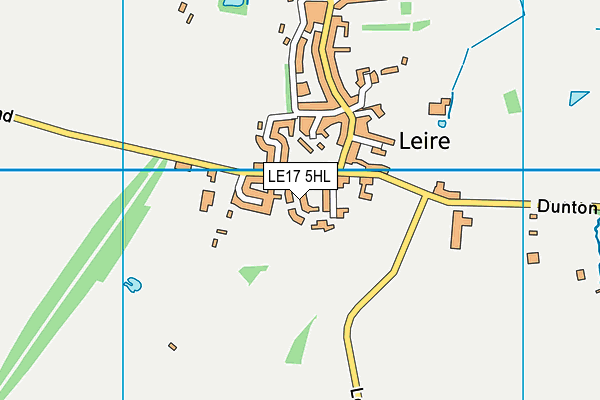 LE17 5HL map - OS VectorMap District (Ordnance Survey)