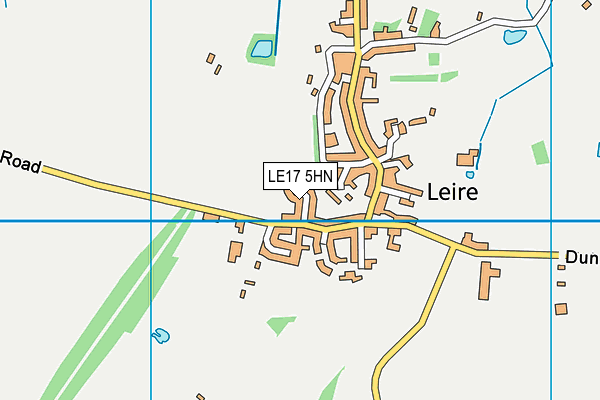 LE17 5HN map - OS VectorMap District (Ordnance Survey)