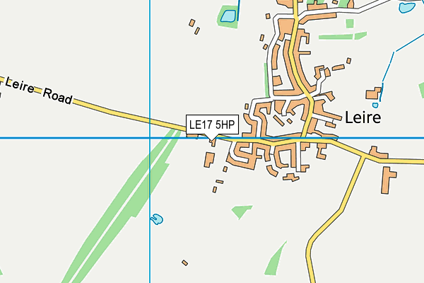 LE17 5HP map - OS VectorMap District (Ordnance Survey)