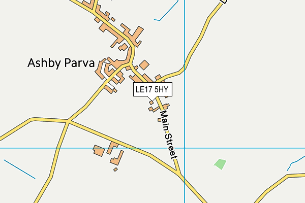 LE17 5HY map - OS VectorMap District (Ordnance Survey)
