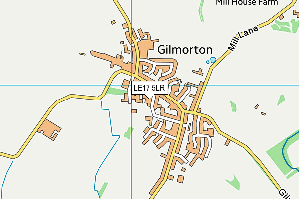 LE17 5LR map - OS VectorMap District (Ordnance Survey)