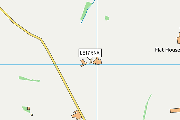 LE17 5NA map - OS VectorMap District (Ordnance Survey)