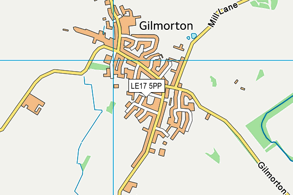 LE17 5PP map - OS VectorMap District (Ordnance Survey)