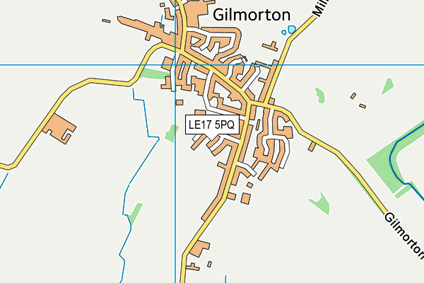 LE17 5PQ map - OS VectorMap District (Ordnance Survey)