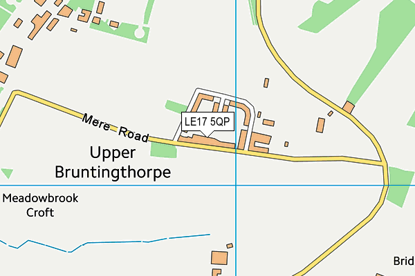 LE17 5QP map - OS VectorMap District (Ordnance Survey)