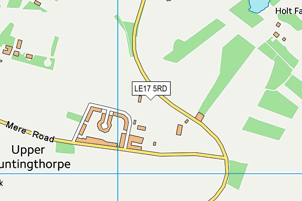 LE17 5RD map - OS VectorMap District (Ordnance Survey)