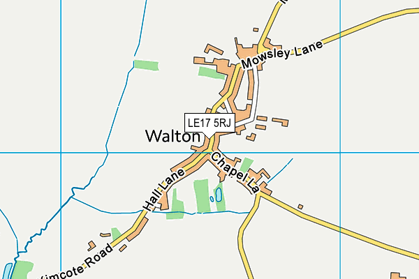 LE17 5RJ map - OS VectorMap District (Ordnance Survey)