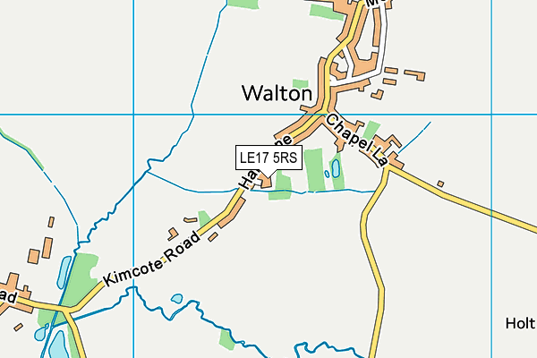 LE17 5RS map - OS VectorMap District (Ordnance Survey)