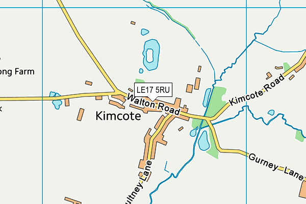 LE17 5RU map - OS VectorMap District (Ordnance Survey)