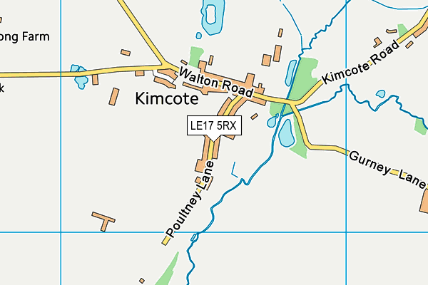 LE17 5RX map - OS VectorMap District (Ordnance Survey)