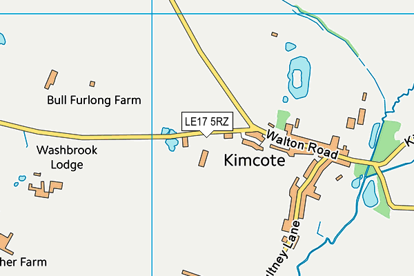 LE17 5RZ map - OS VectorMap District (Ordnance Survey)