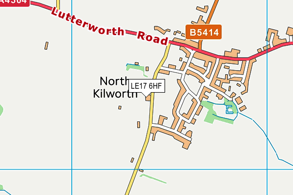 North Kilworth Sports & Football Club map (LE17 6HF) - OS VectorMap District (Ordnance Survey)