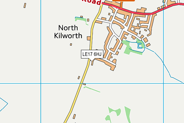 Kilworth Springs Golf Club map (LE17 6HJ) - OS VectorMap District (Ordnance Survey)