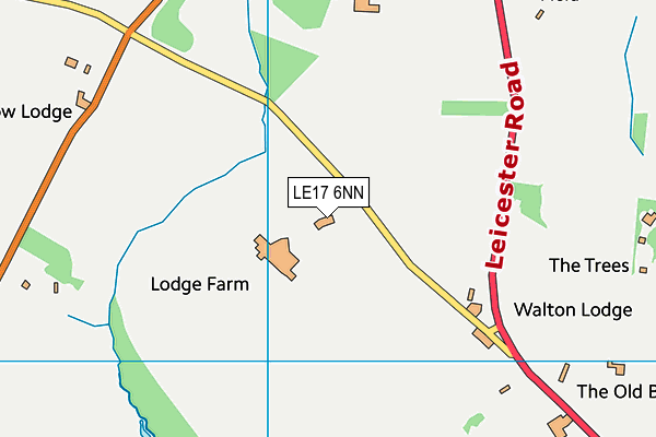 LE17 6NN map - OS VectorMap District (Ordnance Survey)