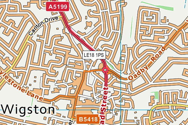 Map of STREAMLINE GUTTERING LIMITED at district scale