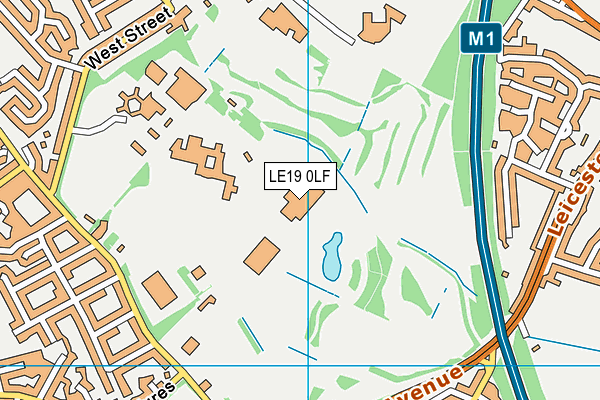 David Lloyd (Leicester Narborough) map (LE19 0LF) - OS VectorMap District (Ordnance Survey)