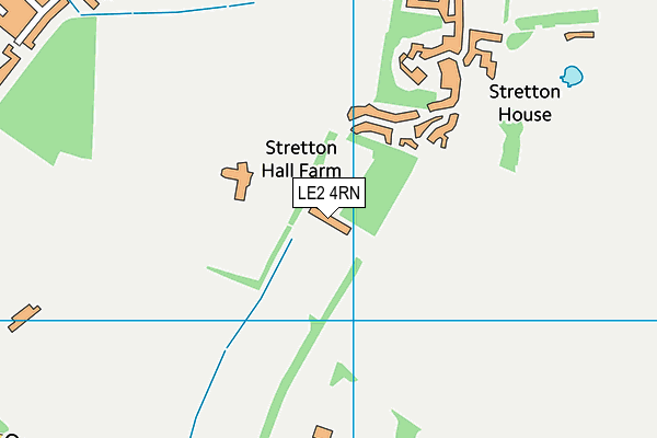 LE2 4RN map - OS VectorMap District (Ordnance Survey)