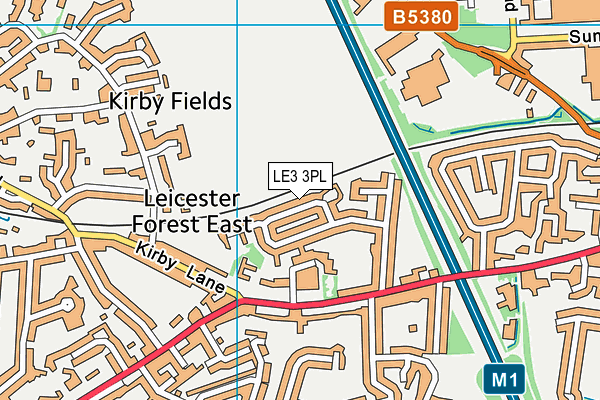 Map of JAS LEICESTER LTD at district scale