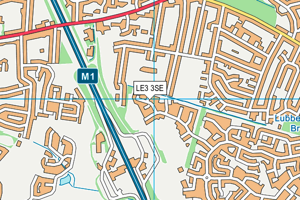 LE3 3SE map - OS VectorMap District (Ordnance Survey)