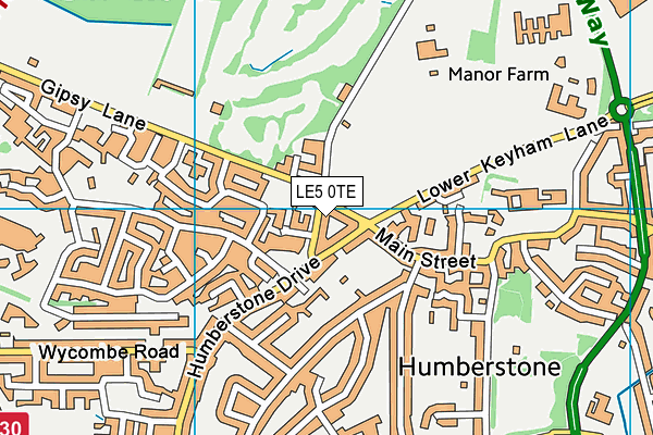 Map of NEWBOLD ESTATES LIMITED at district scale