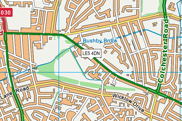 Humberstone Park map (LE5 4DN) - OS VectorMap District (Ordnance Survey)