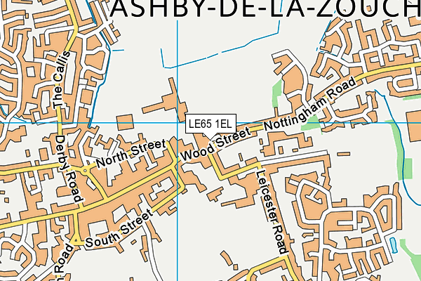 Map of CASTLE GARAGE (ASHBY) LIMITED at district scale