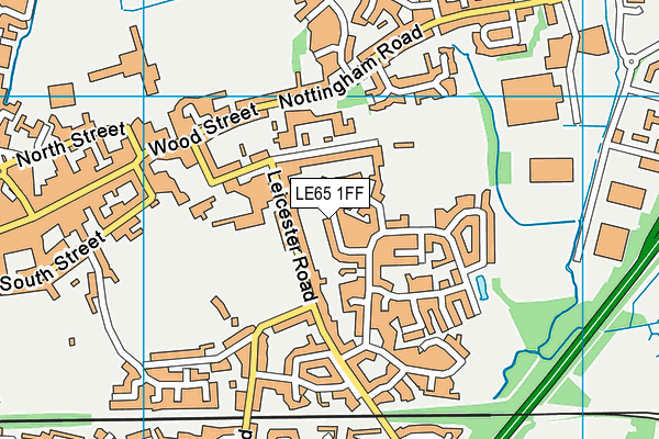 LE65 1FF map - OS VectorMap District (Ordnance Survey)