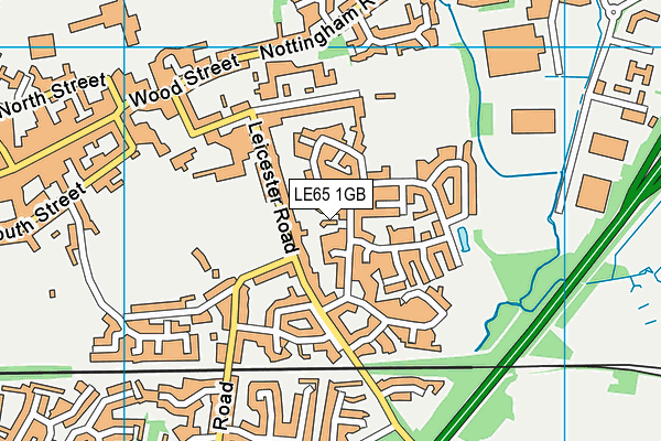 LE65 1GB map - OS VectorMap District (Ordnance Survey)