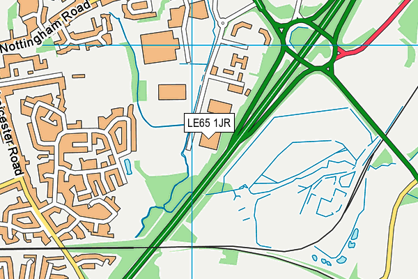 Map of EV DOWNTON LIMITED at district scale