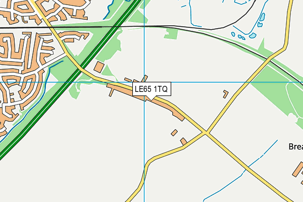 LE65 1TQ map - OS VectorMap District (Ordnance Survey)