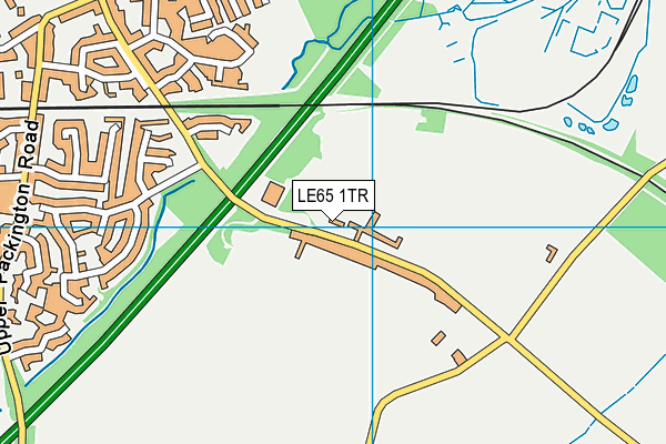LE65 1TR map - OS VectorMap District (Ordnance Survey)