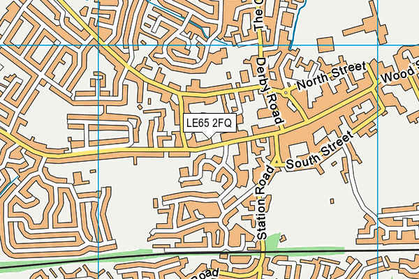 LE65 2FQ map - OS VectorMap District (Ordnance Survey)