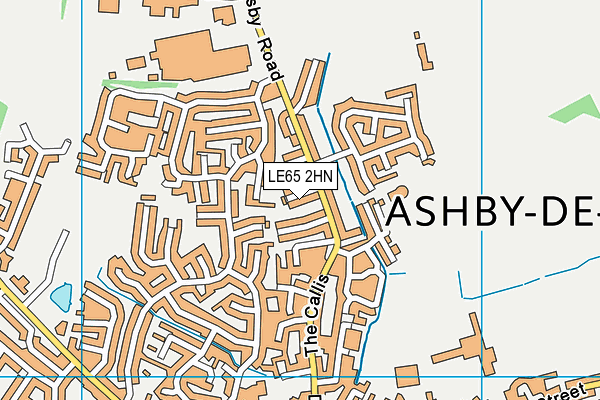 LE65 2HN map - OS VectorMap District (Ordnance Survey)