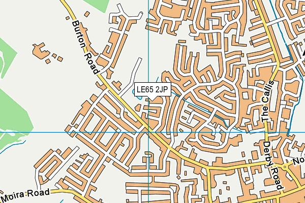 LE65 2JP map - OS VectorMap District (Ordnance Survey)