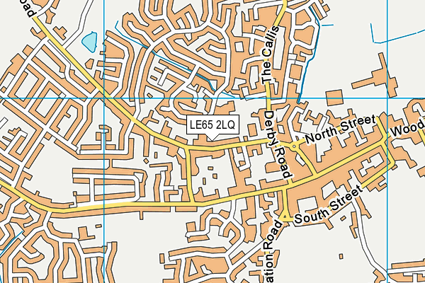 LE65 2LQ map - OS VectorMap District (Ordnance Survey)