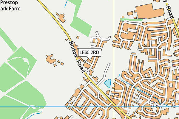 LE65 2RD map - OS VectorMap District (Ordnance Survey)