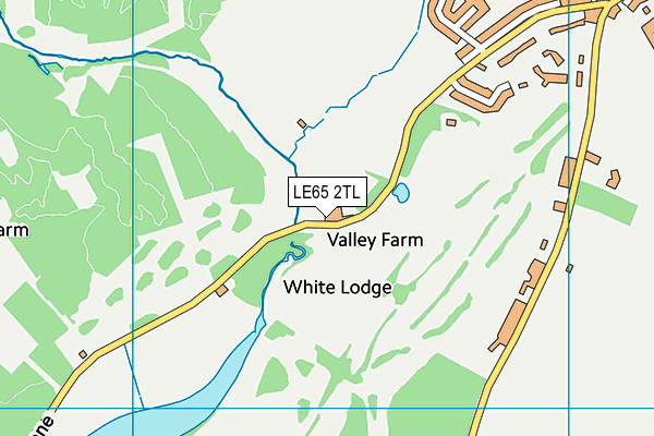 LE65 2TL map - OS VectorMap District (Ordnance Survey)
