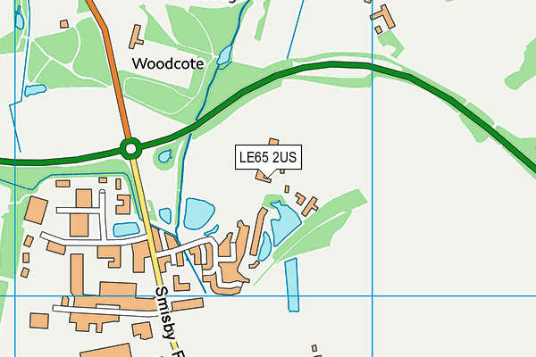 LE65 2US map - OS VectorMap District (Ordnance Survey)