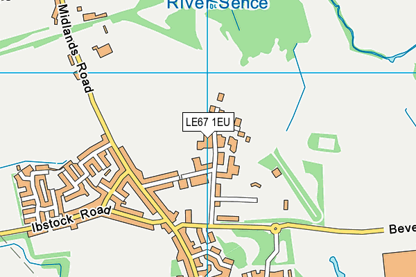Map of ANDERSONS PROPERTY SERVICES (LEICESTERSHIRE) LIMITED at district scale