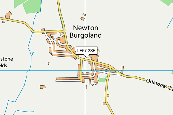 LE67 2SE map - OS VectorMap District (Ordnance Survey)